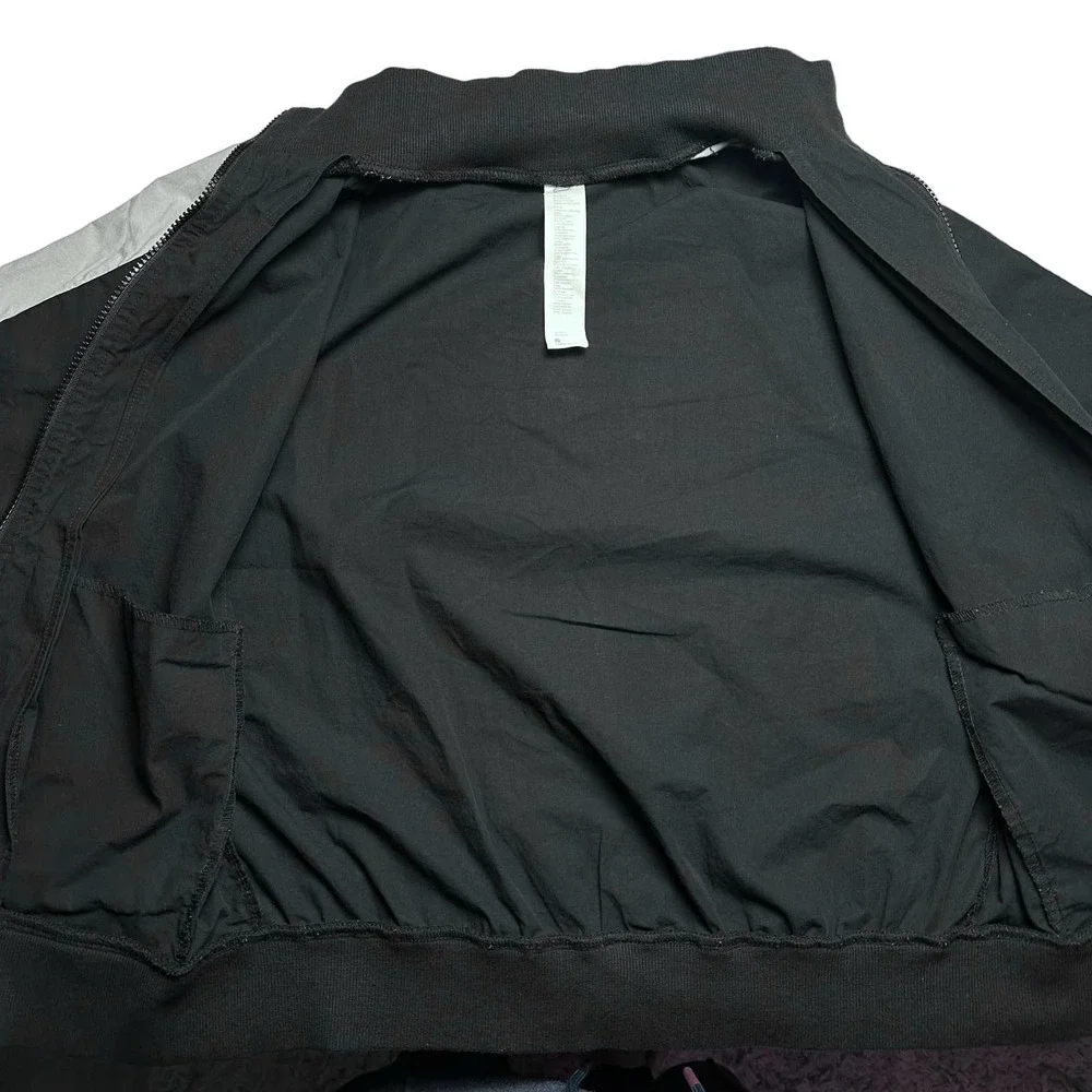 Fabletics | Women | Jayda Woven Black White Zip Up Athletic Jacket | Size Small - Picture 7 of 12